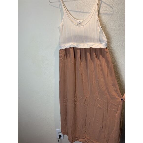 Wilfred Aritzia Silk Sleeveless Fit And Flare Midi Dress Size S Small - Picture 3 of 4